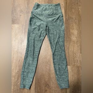 All in Motion Green Heathered Leggings Crossover Sixe XS